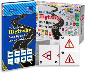 Highway Code Book 2025 UK 128 Flash Cards 2025 Road Signs Book 2025 UK DVLA Learner Driving Learner Driver Gifts 17th Birthday Gifts For Boys Driving Theory Test 2025 Book UK