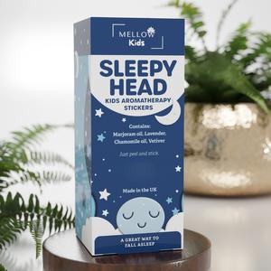 Sleepy Head Aromatherapy Stickers For Kids - 30 Stickers