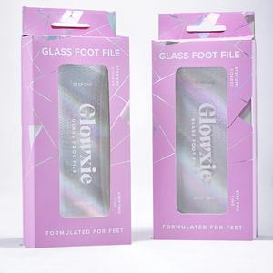 x2 Glowxie Glass Foot File | 2 Files in 1 (Scrub + Buff) | Dead Skin, Callus & Cracked Heel Remover | Long Lasting | Easy Clean | Pedicure Set Manicure Nail