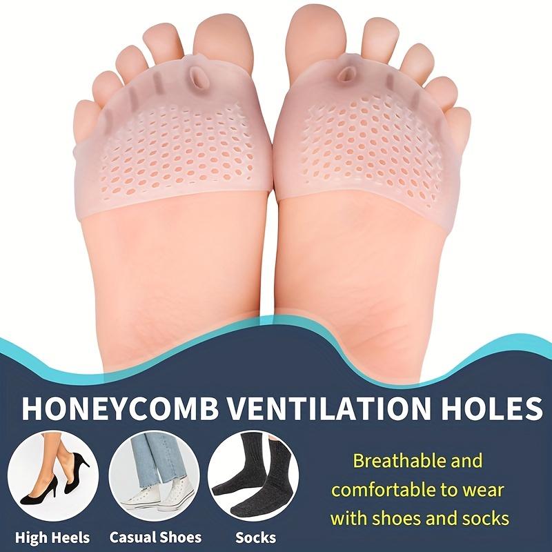 Product Introduction of Silicone Gel Toe Separator Pads, 2pcs Set with Honeycomb Breathable Design, Universal Foot Care Toe Spacers for Men and Women, Comfortable and Durable, Latex-Free, Washable and Reusable 5