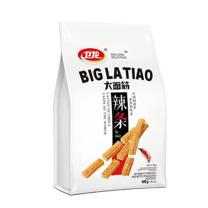 WEILONG LATIAO GLUTEN STRIPS HOT FLAVOUR 400G 0