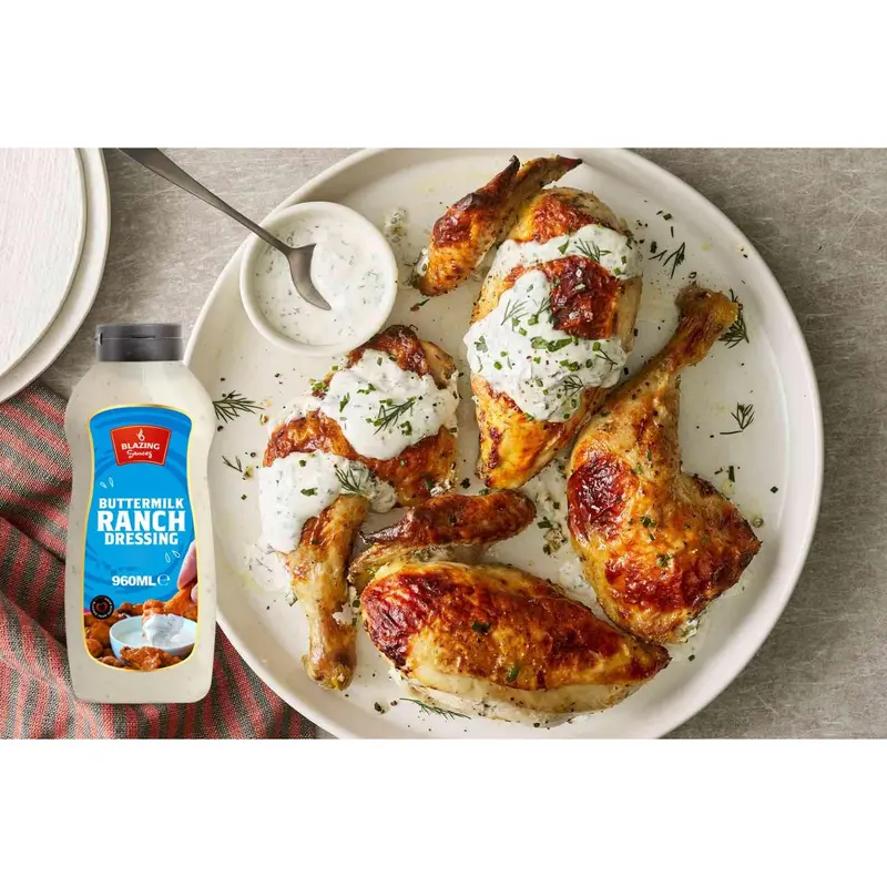 Blazing Buttermilk Ranch Dressing / Dipping Sauce. Perfect for Chicken & Meat 5