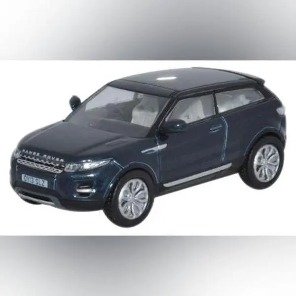 Oxford Diecast Range Rover Evoque 2 Dr - Baltic Blue 1/76 Scale 0