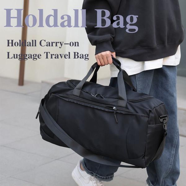 Large Black Sport Gym Tote Duffle Bag for Travel and Work 7