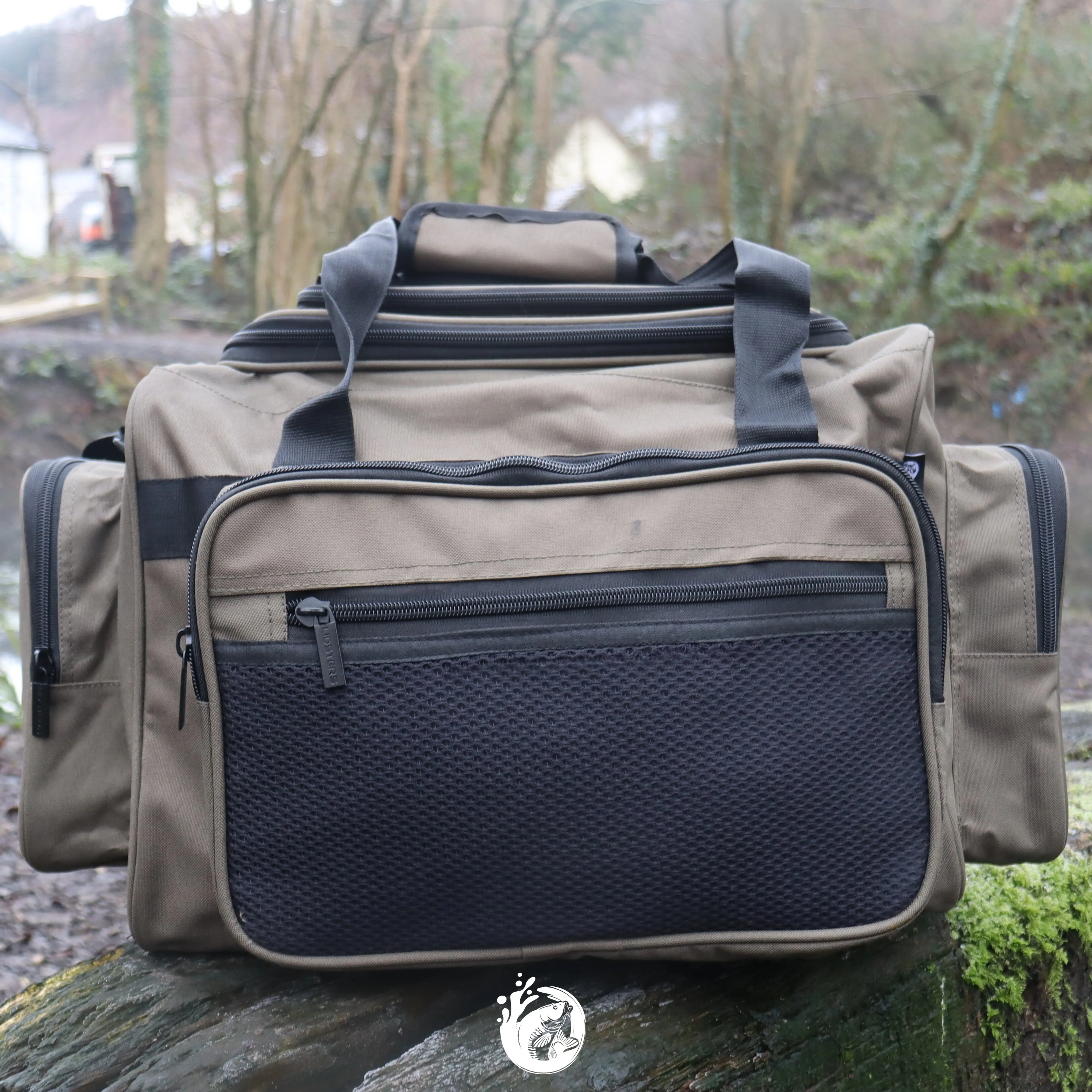 LIDSTERS Green Carp Coarse Fishing Tackle Bag Holdall Quality Bag MEDIUM