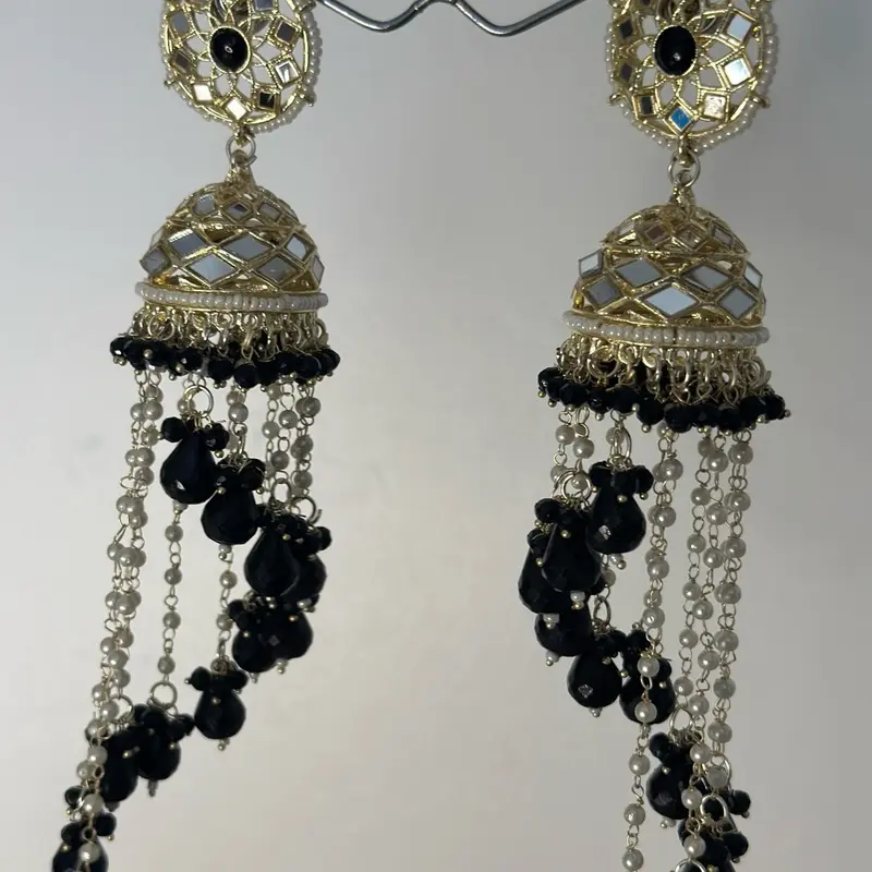Mirrored Chandelier Earrings 6
