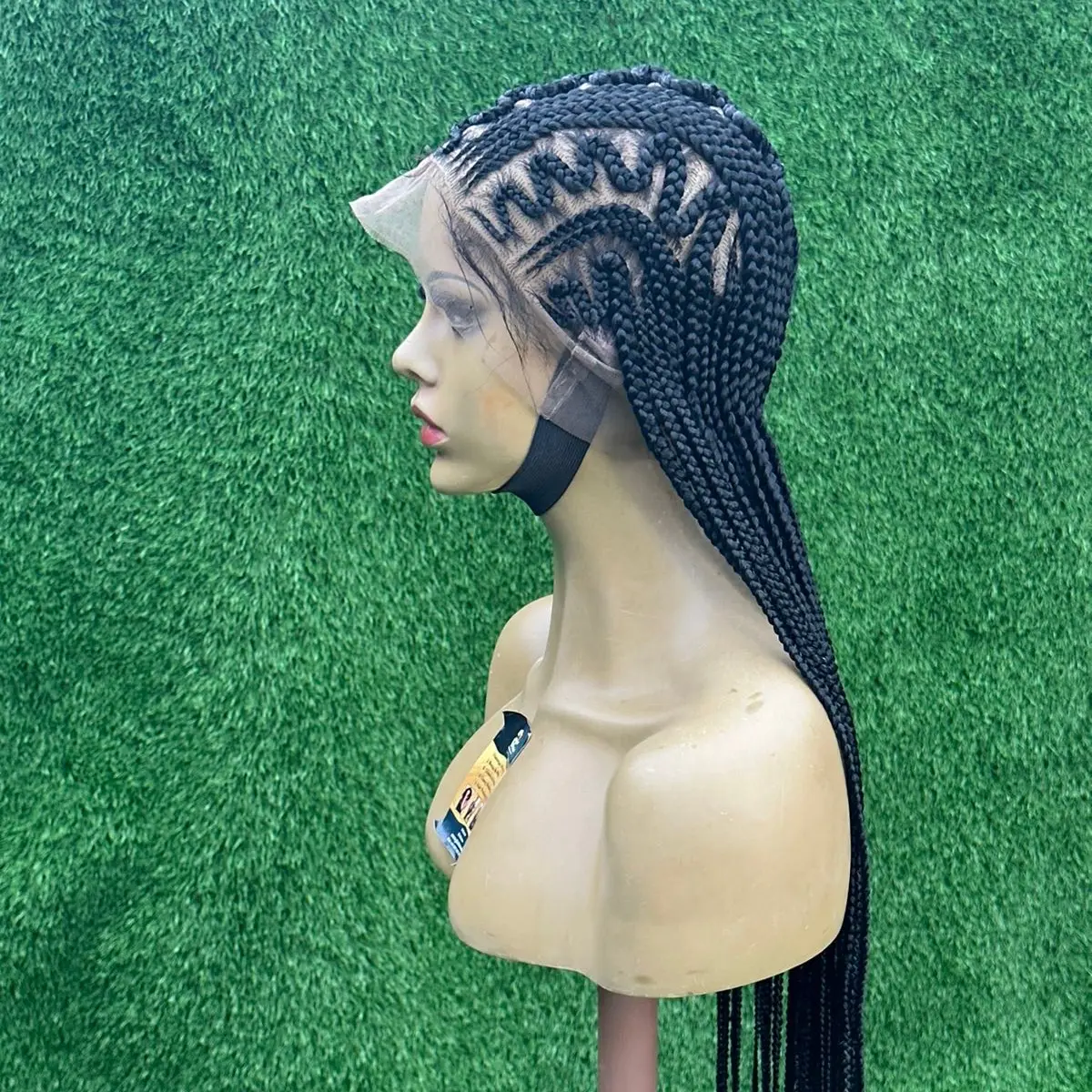 Stylish full lace braided wig
