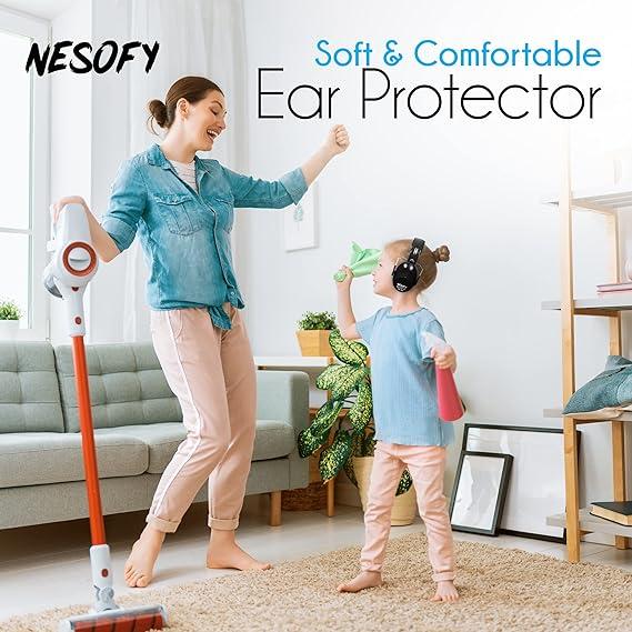 Ear Defenders Children – Ear Protection & Noise Cancelling Kids Ear Defender Age 3-16 Year - Foldable & Adjustable Headphones Autism for Baby – 26db SNR 5