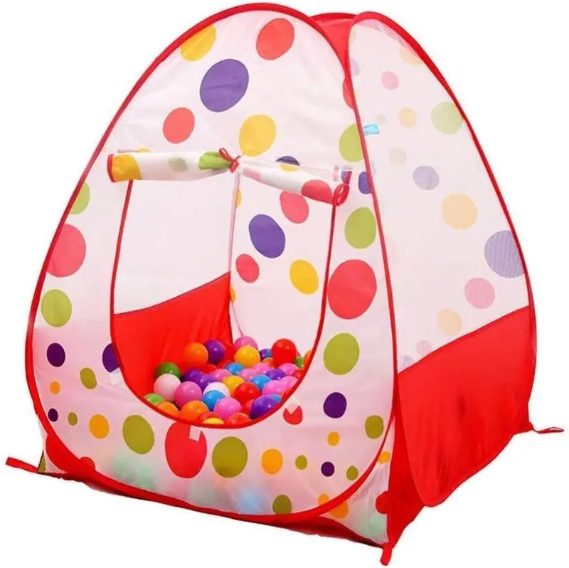 Pop UP Children Kids Baby Play Tent Play House Spotty Indoor Outdoor Tale Tent 3