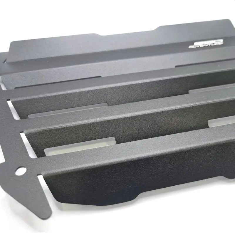 KTM 890 Adventure R S Engraved Engine Guard Bash Plate Cover Mud - Black 1