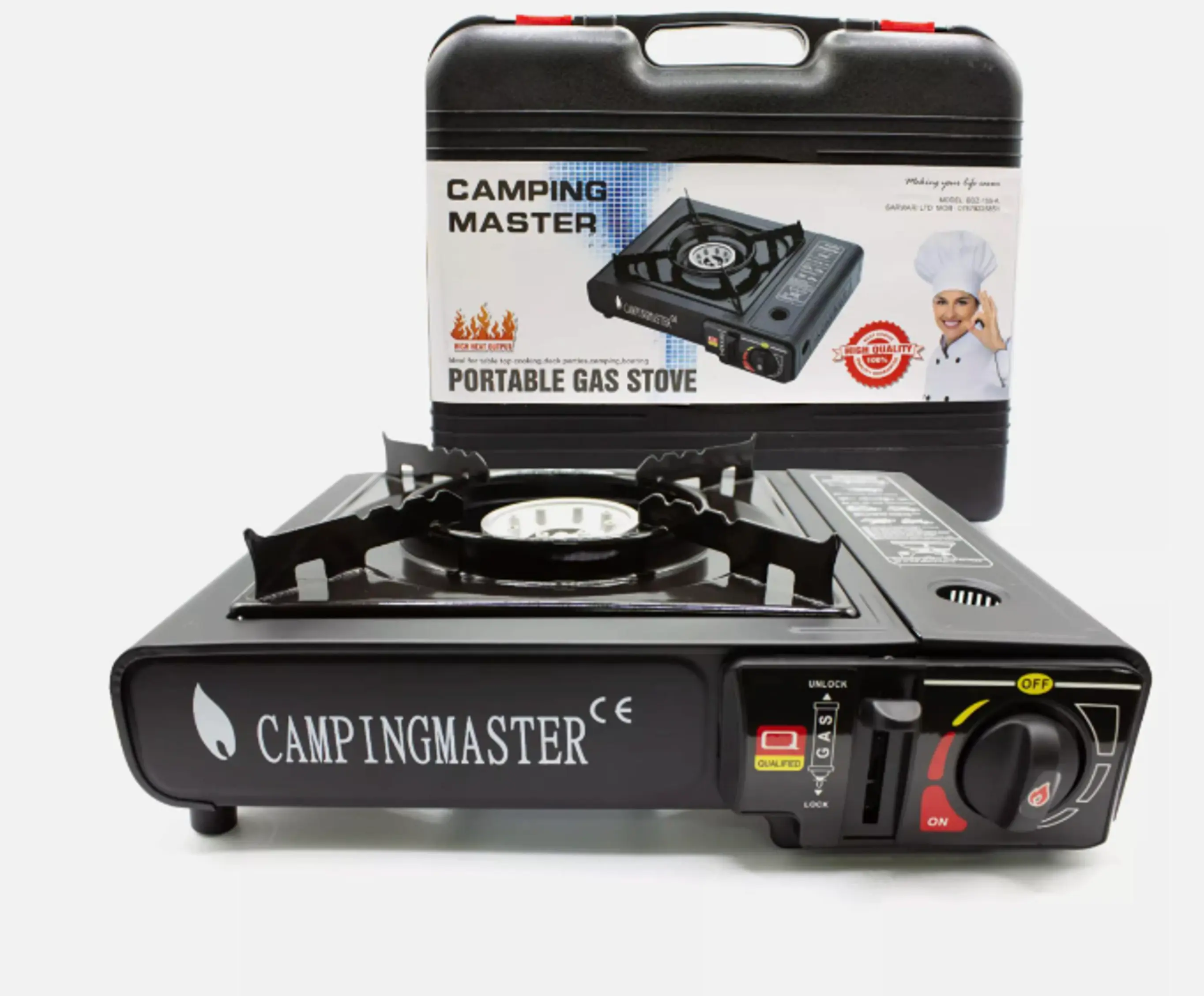 MasterBrand Ultimate Outdoor Portable Fire Stove for Camping, Hiking, Backpacking, and Adventure Cooking Anywhere