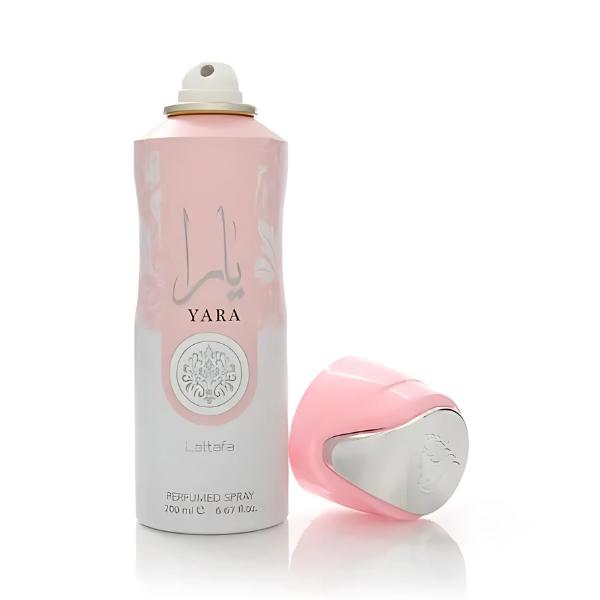 Yara by Lattafa Perfume & Deodorant Bundles - Arabian Floral Gourmand Fragrance with Vanilla & Tropical Fruits Aroma - Comfort, Body Care Scent Blend Daily Scented Gift 3