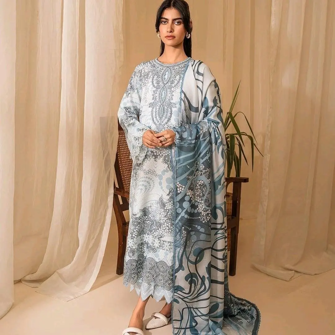ALIYANA'S ELINA PRIN PRINTED EMBROIDERED (ABY-0019)