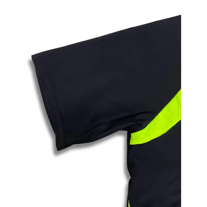 [One Short Sleeve Block Swimsuit] Color Block Zipper Short Sleeve One-piece Swimsuit, Short Sleeve Fast Dry Fabric Sun Protective Surfing Water Sports Rush Guard, Women's Swimwear & Clothing 4