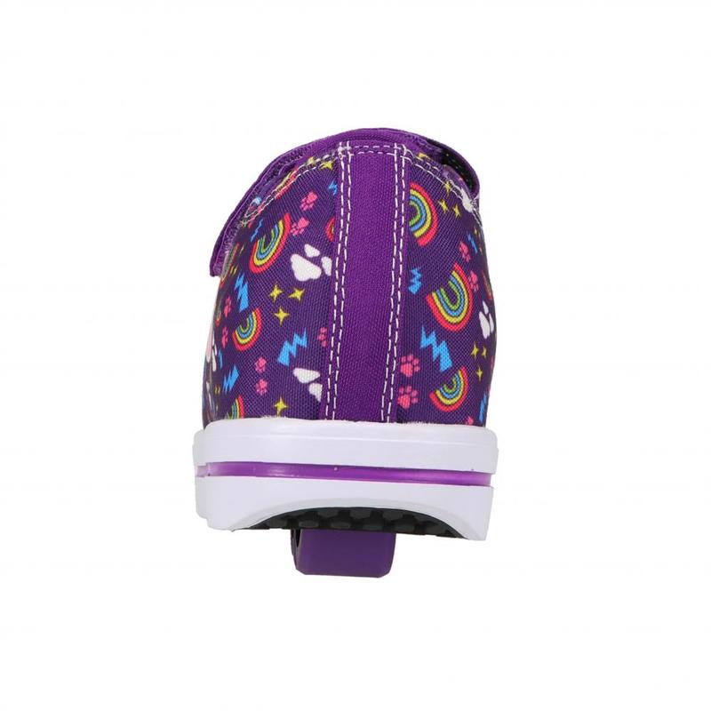 Heelys X2 Snazzy Girls shoes Purple / Multi / Rainbow 5