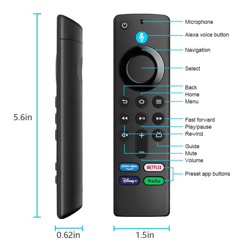 Product Introduction of Replacement Fire TV Remote Controller - Original Design - for all Fire TV Models 3