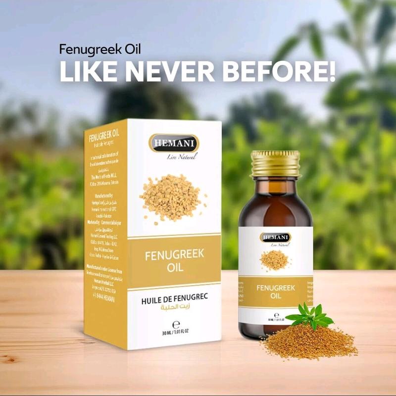 Hemani Fenugreek Oil - Natural Herbal Cold Pressed Essential Oil, 30ml 2