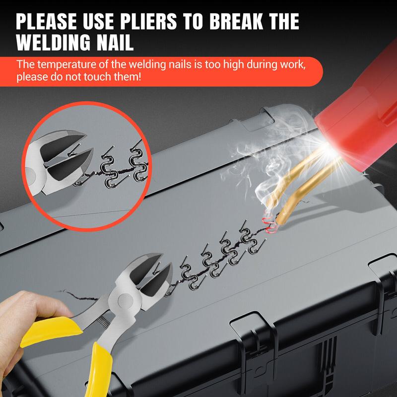 Product Introduction of Hot Stapler Car Bumper Fender Welding Welder Gun Plastic Repair Kit with Staples 6