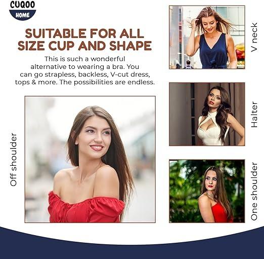 Womens Reusable Adhesive Invisible Pasties Nippleless Covers Round - Multipurpose Pack - Womenswear, Accessories Womenswear Accessories Bra Underwear Lady Comfort boob  tape body  tape nipple cover 1