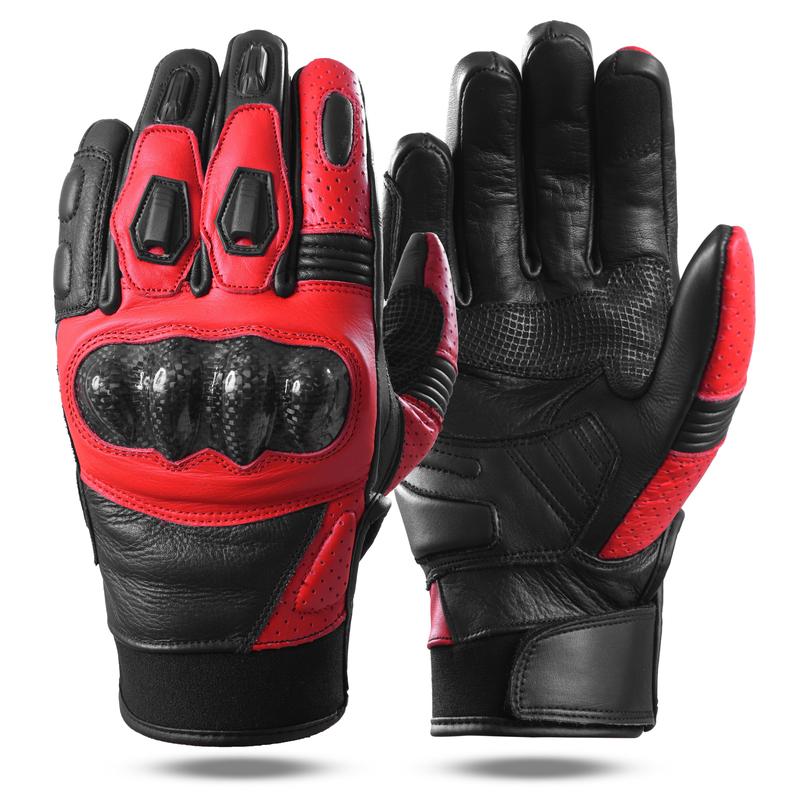 DKZ Leather Motorcycle Gloves Motorbike Thermal  Gloves summer Biker Gloves 5