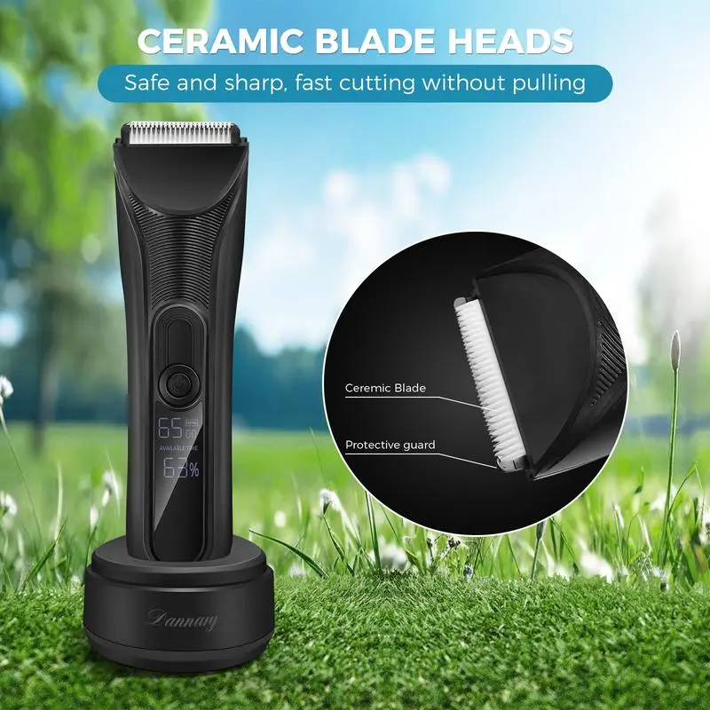 【UK Seller】Body & Manscaping Trimmer for Men, 3 In 1 Electric Cordless Body Hair Trimmer, Waterproof Beard Trimmer Electric Shaver, Cordless Groin Hair Trimmer For Men, Gift For Boyfriend, Gifts for Men。 1