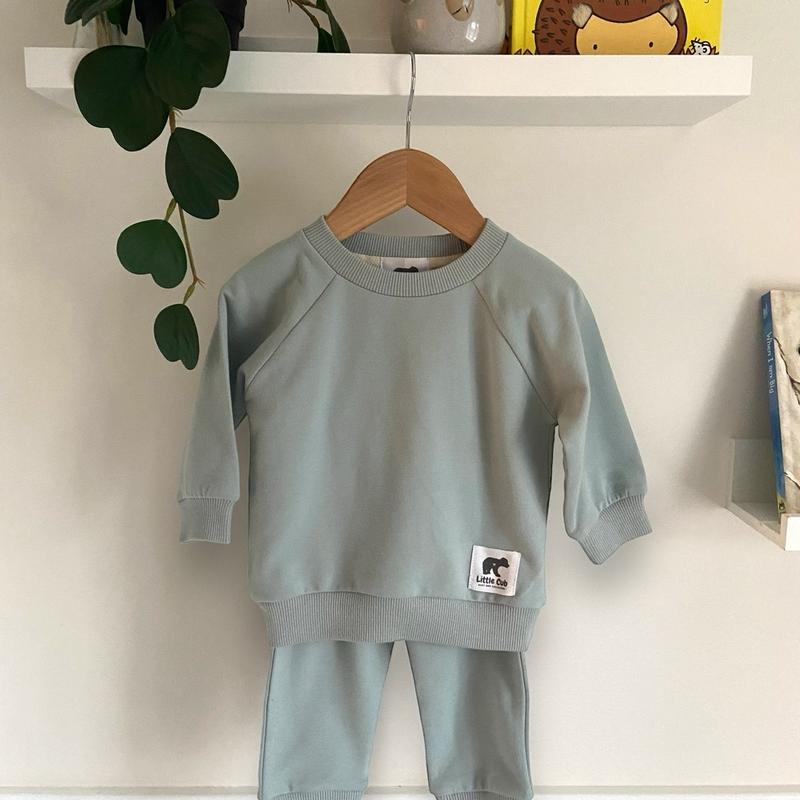 Mint Girls Boys Organic Cotton tracksuit Little Cub 5