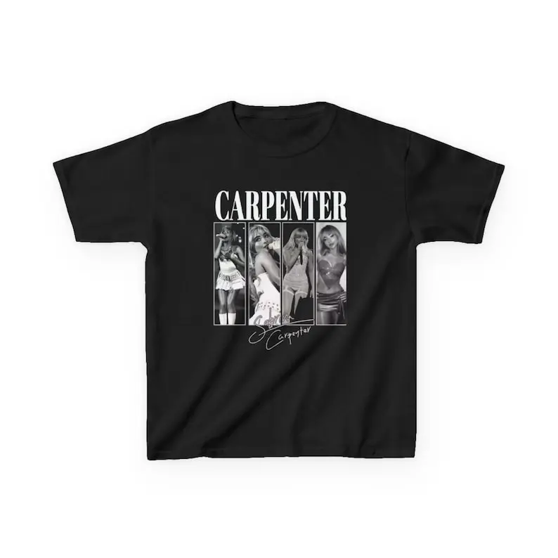 Sabrina carpenter fan style Kids Heavy Cotton? Tee