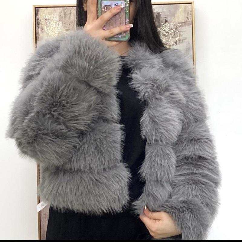 CAMILLA Women's Faux Fur Hoodless Jacket - Warm and Stylish Coat - Womenswear, Coats 4