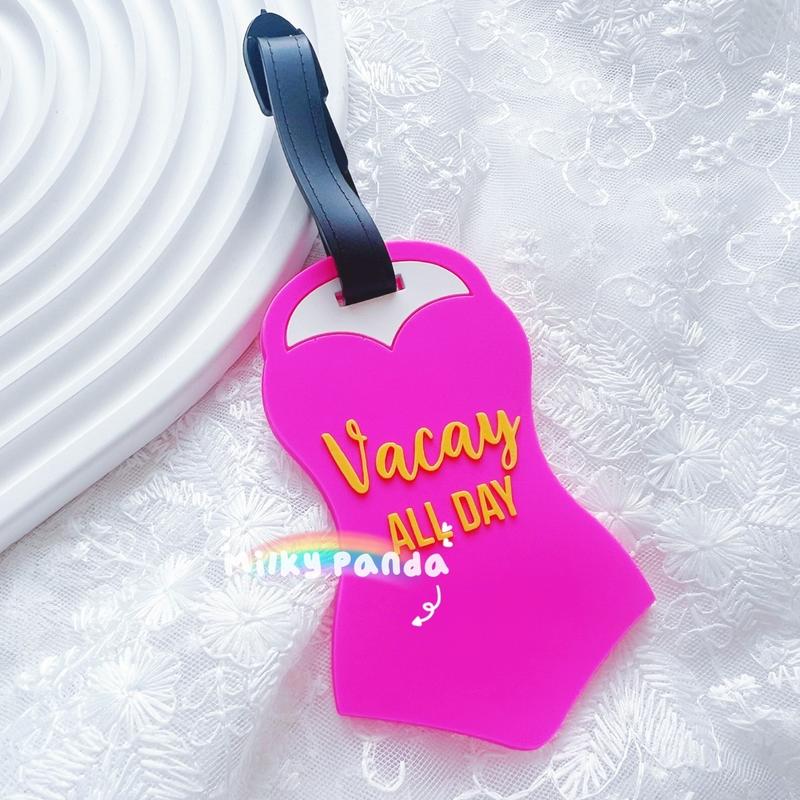 Fun Luggage Tag| Travel Address Tag | Milky Panda 2