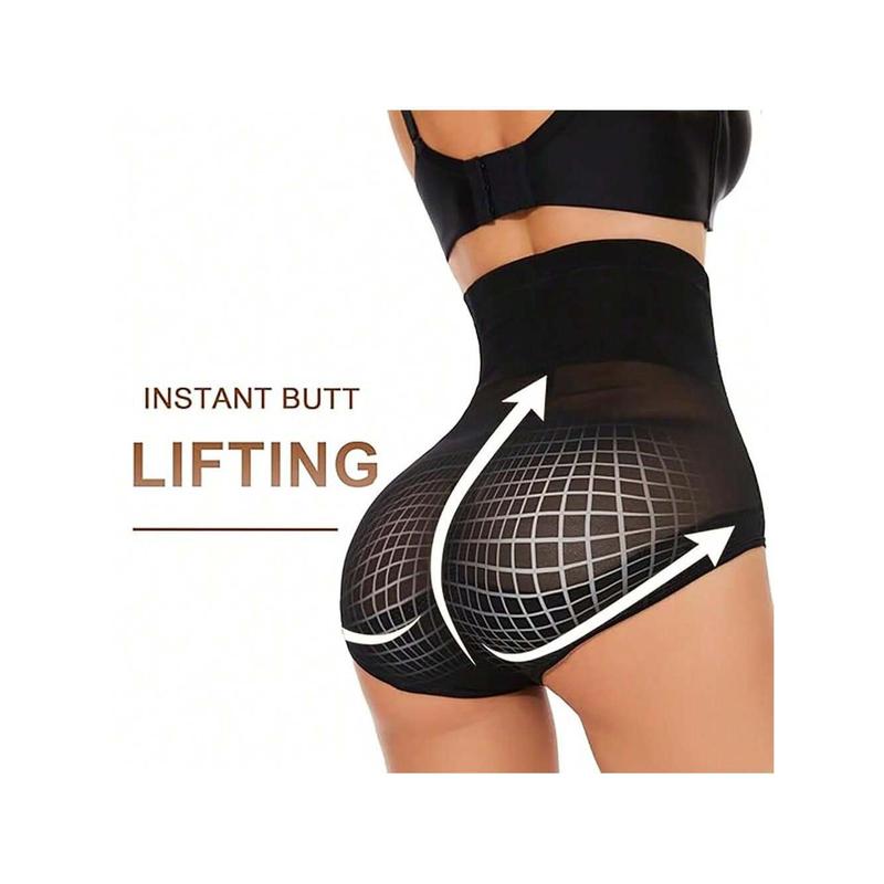 2 Colors Women's Fashion Mid-Waisted Shapewear Shorts,Women Tummy Control Knickers Underpants,Sexy Lace Mesh Bodyshaper Panties,Ladies Slim Fit Butt Lifter Bodyshaper Underwear(S-XXL)[S12] 3