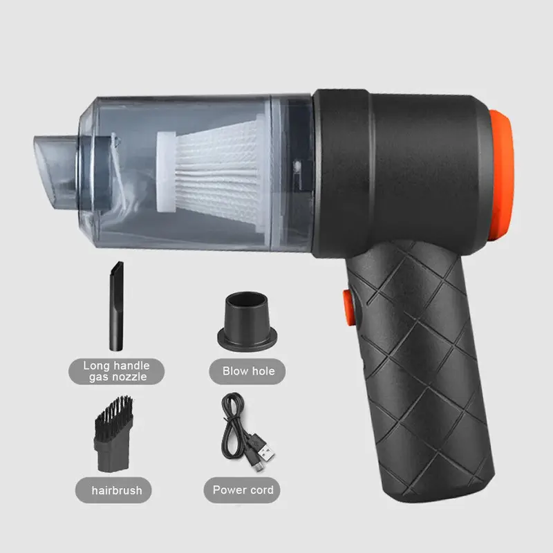 Car-borne wireless vacuum cleaner multi-functional strong blow suction household, small hand-held high-power air cleaner 0