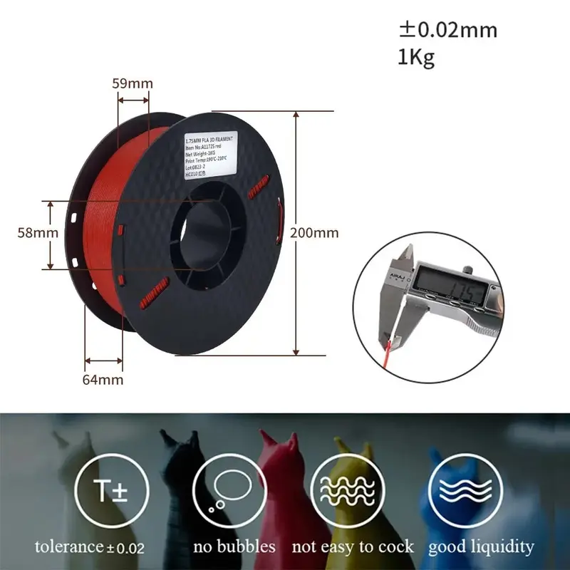 KEEPANG PETG Filament: Various Colors, for FDM 3D Printers 4