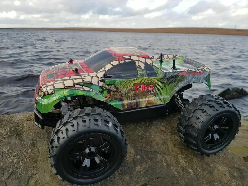 2.4GZ Monster Truck Radio Remote Control Car 1/10 High Speed 20km/h Off Road 0