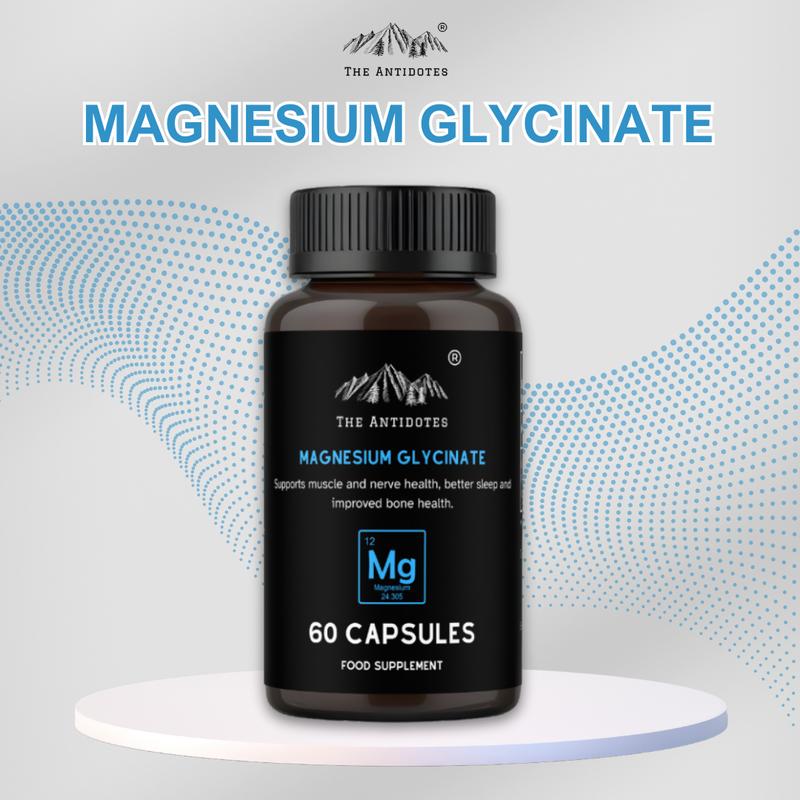 The Antidotes - Magnesium Glycinate - 60 Capsules - 1200mg per serving supplements 4