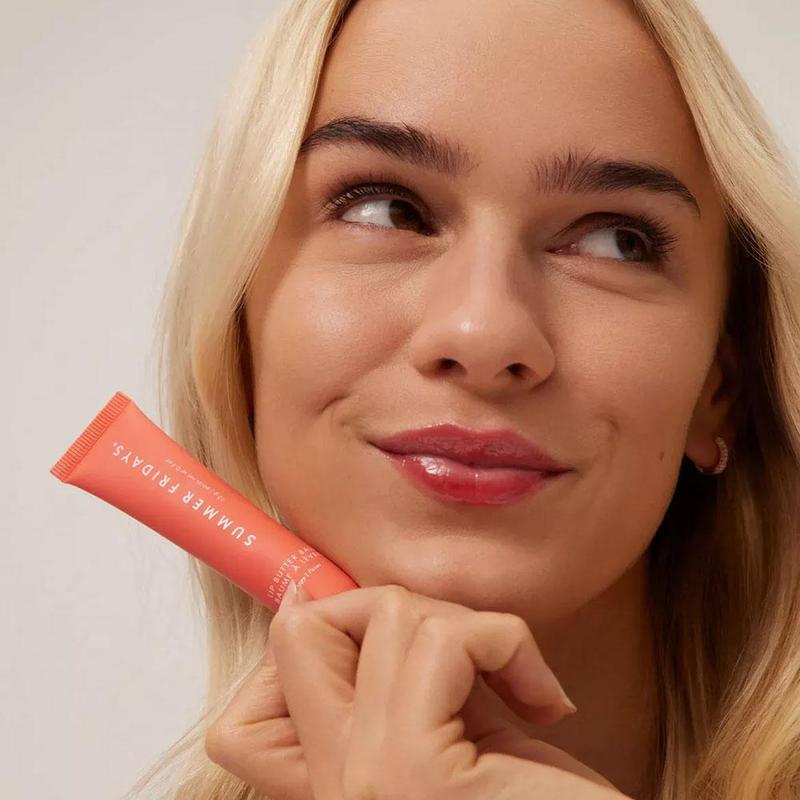 Product Introduction of Summer Fridays Vanilla Beige Lip Balm Mini Lip Gloss Set Moisturizing Transparent Smooth Soft Tube Mirror Lipstick Makeup Set Moisturizer Cosmetic 12