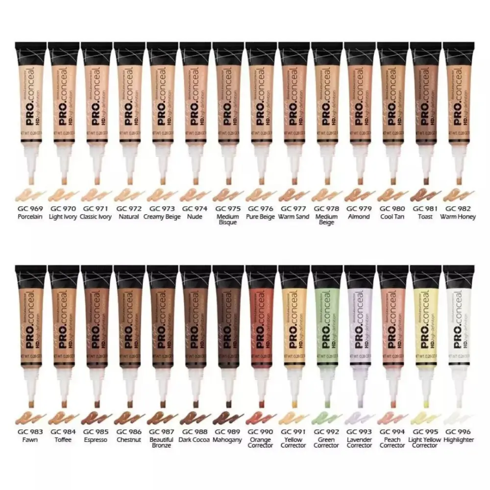 L.A. Girl HD Pro Conceal - High Definition Concealer, Multiple Shades & Color Correctors