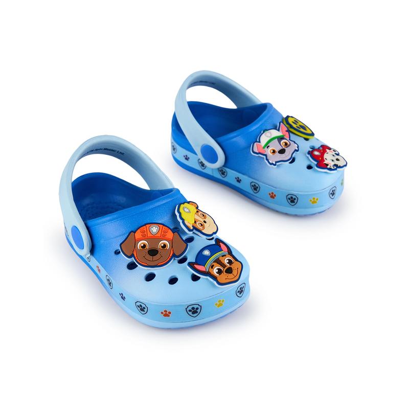 Vanilla Underground x Paw Patrol Boys Blue Multi Badge Clogs 5