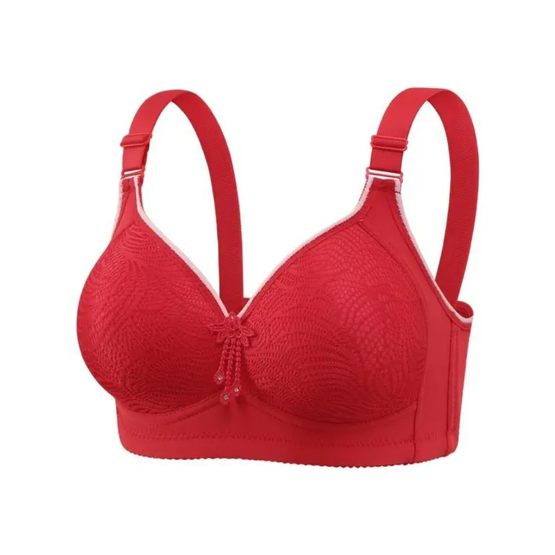 Women's Adjustable Strap Flower Decor Bra, Push Up Bra, Soft Comfortable Breathable Wireless Lingerie Top for Daily Wear, Ladies Lingerie for All Seasons, Basic Underwear for Women, Womenswear 6