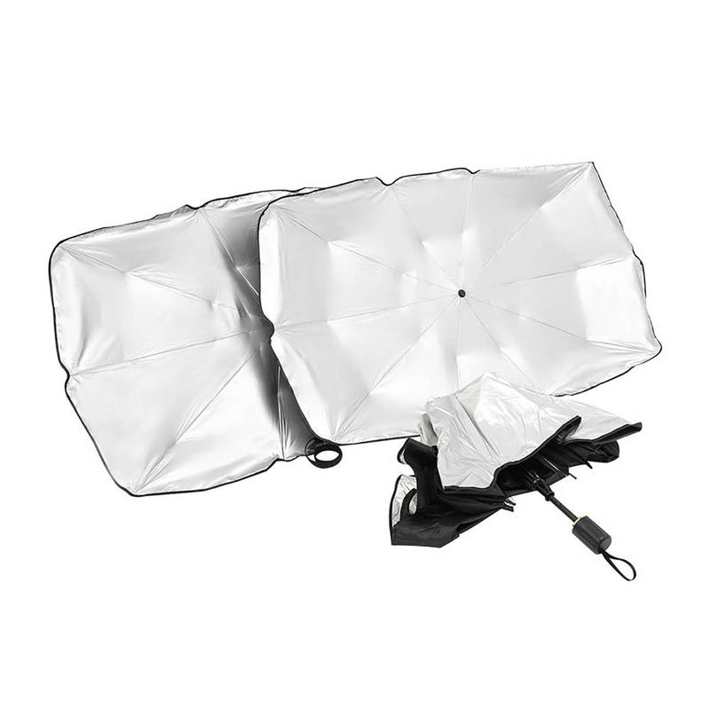 FONOK Car Foldable Windshield Sunshade Front Window Cover Visor Sun Shade Umbrella UK 2