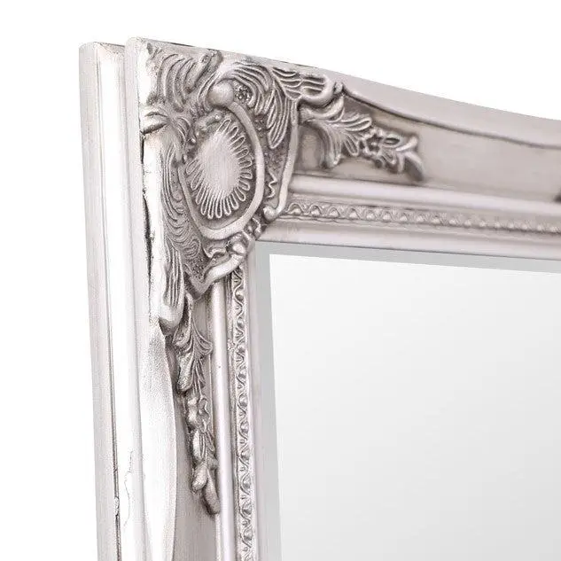 Haywood Wall Mirror 50x100cm Antique Silver