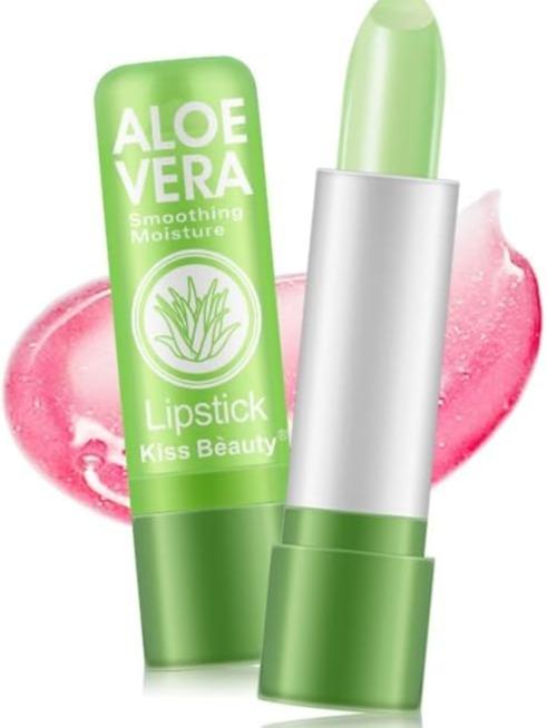Aloe Vera Jelly Lipstick - Long-Lasting Moisturizing Cream Lip Balm with Temperature Color Changing Magic - Gloss, Lipgloss Gloss Lipgloss Makeup Glossy Cosmetic Moisturizer Hydrate Hydrating Moisture Moisturizing 7