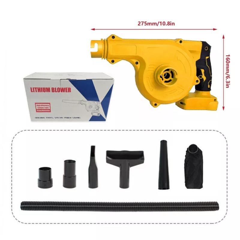 20V Battery 2-in-1 Electric Leaf Blower + Vacuum Cleaner UK 8