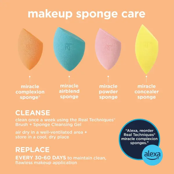 BEAKEY Diversity Make up Brushes 12Pcs Makeup Kit with 2pcs Blender Sponges - Cosmetic 7
