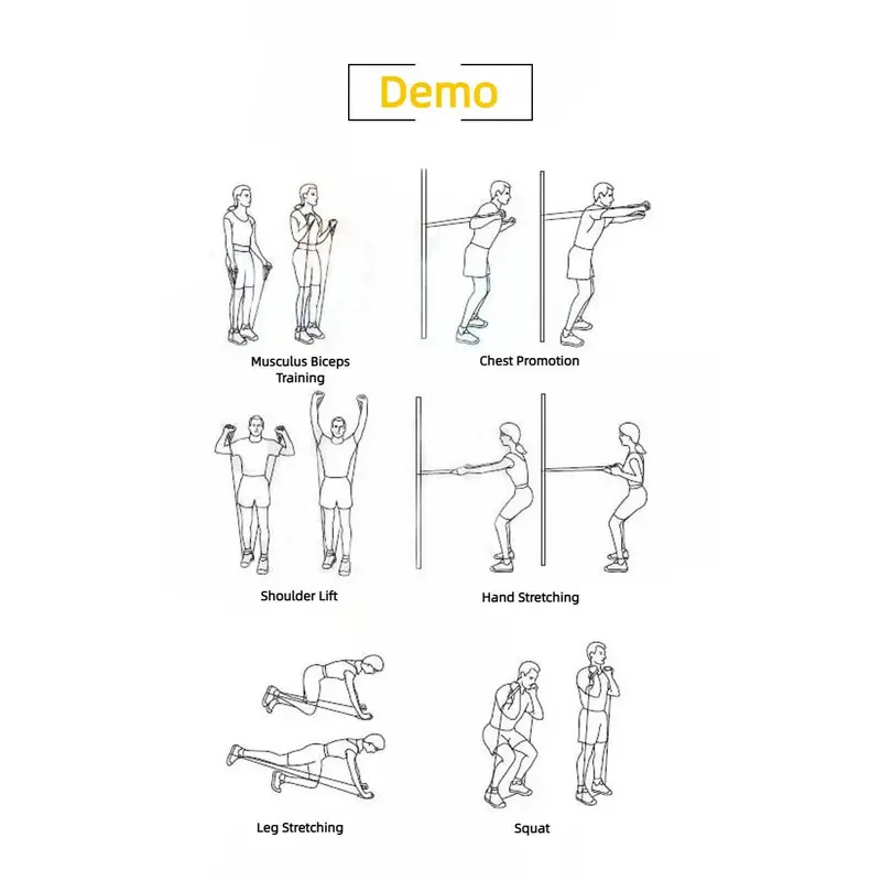 Resistance Bands With Handles for Home Gym Workouts 8