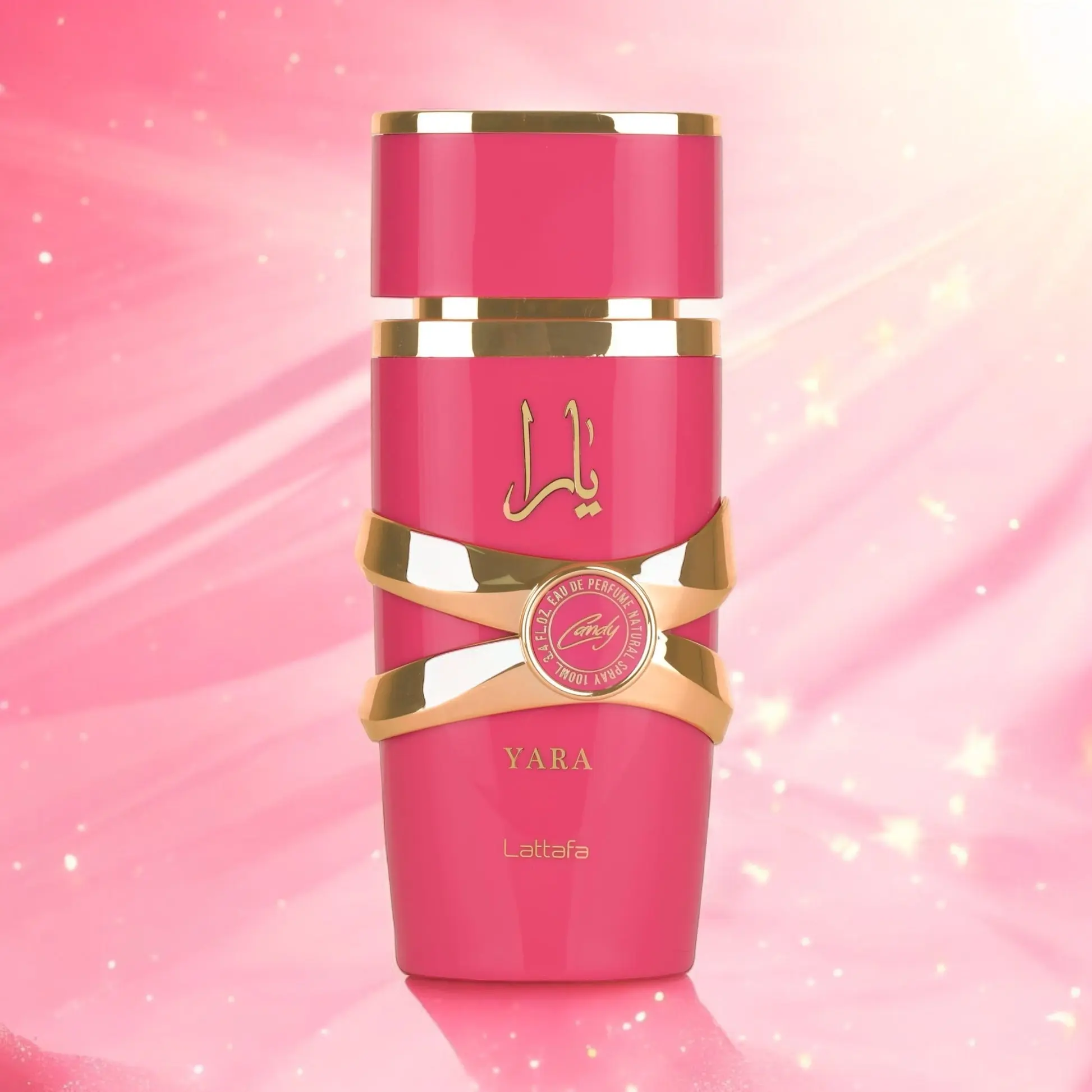 Lattafa Yara Candy Eau de Parfum Spray 100ml - New Release for Women, Vanilla Blend Strawberry Scented Aroma
