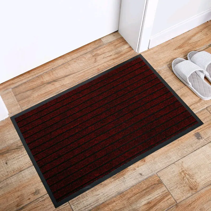 Durable Non-Slip Rubber Welcome Mat – Heavy Duty, Easy-Clean Indoor/Outdoor Door Rug 3