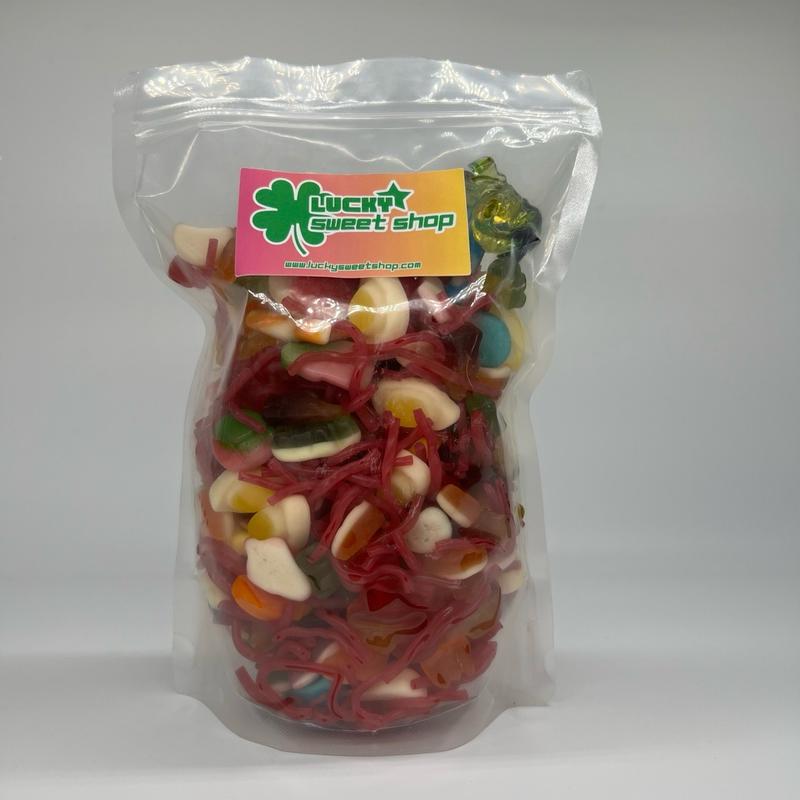 LuckySweetShop 1KG Jelly Mix - Assorted Flavors of Candy Snack 0