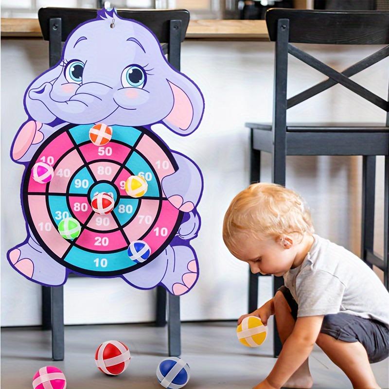 1set Colorful Elephant Sticky Ball Toss Safe, Interactive Family Game Enhancing Coordination & Bonding, Perfect Indoor/Outdoor Fun Game Christmas, Halloween Gift 0
