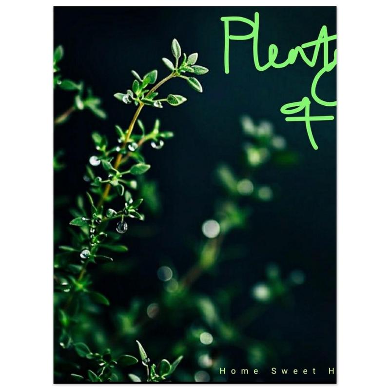 Plenty of time Classic Semi-Glossy Paper Poster 0