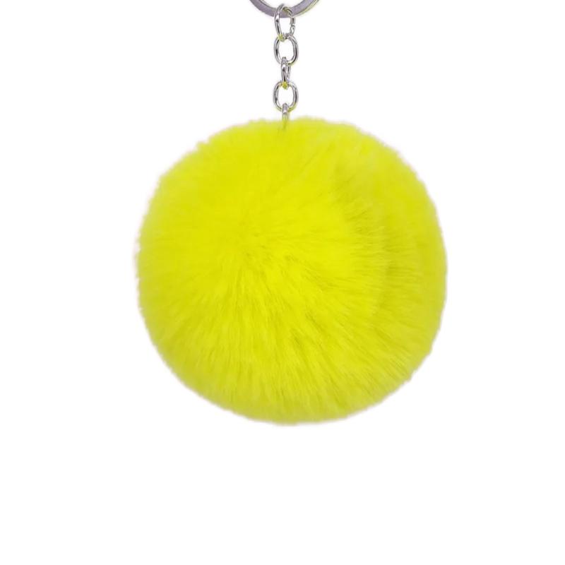 Furry Pom Pom Keychain Accessory - Stylish and Fun Keychain for Your Keys or Bag 6